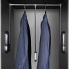 Drop-down Closet Rod, Adjustable Closet Lift Rail Organizer Storage System Closet Hanger Rod With Telescopic Handle and Mounting Hardware, Wall-mounted Industrial Wall Shelf ( Size : 510-650mm ) view 1