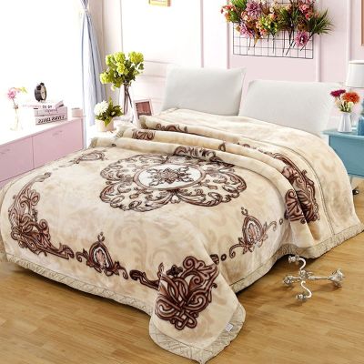 Korean Mink Blanket Heavy Fleece Blanket Twin (60"x80", 5 lbs) Korean 2 Ply Blanket Red Mouse Head Soft Warm Thick Plush Fleece Raschel Bed Blanket for Autumn,Winter,Bed,Home,Gifts
