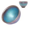 Maya Star Traditional Handmade Vintage Tenmoku Teaware Artistic Handle Glazes JianZhan Tea Cup Ceramic Cup Gift 100 ml(Blue-Green) view 1