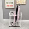 Umbrella Stand Racks Large Indoor Metal Umbrella Holder, Umbrella Drain Rack at Hallway Entrance of Hotel mall Office, with Independent drip Tray (Color : White) view 2