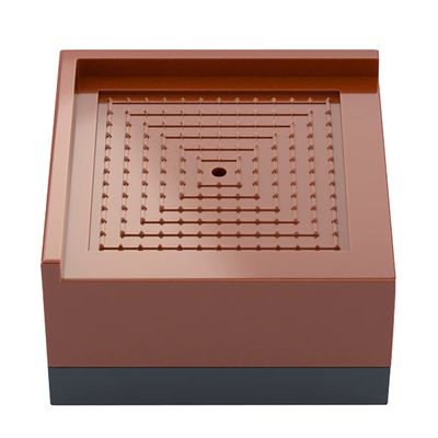 KaysaLY 4cm Furniture Desk Bed Riser, Furniture Table Chair Lifter, Durable and Stable, Under Bed Storage Heavy Duty Furniture Risers,Brown