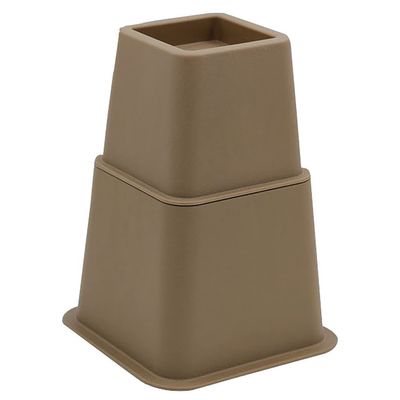 KaysaLY Bed Risers Furniture Risers, Lifting Height 8-20cm Heavy Duty Furniture Wooden Lifts for Tables Chairs Sofas Cabinets Supports Legs,Brown