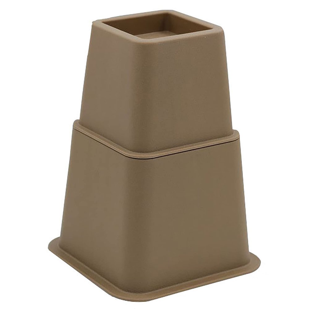KaysaLY Bed Risers Furniture Risers, Lifting Height 8-20cm Heavy Duty Furniture Wooden Lifts for Tables Chairs Sofas Cabinets Supports Legs,Brown