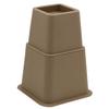 KaysaLY Bed Risers Furniture Risers, Lifting Height 8-20cm Heavy Duty Furniture Wooden Lifts for Tables Chairs Sofas Cabinets Supports Legs,Brown view 1