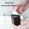 KaysaLY Nail-Free Self-Adhesive Furniture Riser (5cm), (Set of 4) ABS Plastic Bed Risers with Cotton Glue and Felt Bottom Anti Slip Pads,Beige,Square view 4