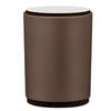 KaysaLY Nail-Free Self-Adhesive Furniture Riser (5cm), (Set of 4) ABS Plastic Bed Risers with Cotton Glue and Felt Bottom Anti Slip Pads,Brown,Round view 1