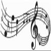 Music Notes Notation Band Wall Sticker Decal Removable DIY Vinyl Art Mural Wallpaper Home Decor Gift for Kids Bedroom Music & Dance Room  Fashion & Eye-catching 9X22inch view 1