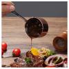 120ml Thickened Stainless Steel Sauce Boat OR200ML Thickened Sauce Boat Extended Handle Sauce Boat (One Piece/Rose Gold) Tableware Sets (Size : Medium) view 4