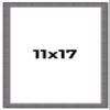 11x17 Frame Blue Kingsley Pewter Solid Wood Picture Frame Width 0.75 Inches |Interior Depth 0.5 Inches | Kingsley Pewter Frame with UV Acrylic, Foam Board Backing & Hanging Hardware view 1