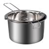 1 Set Double Boiler Pot Safe Nice Chic Fine Cheese Melting Pot Stainless Steel Chocolate Pot Chocolate Melting Pot Melting Pot (600ml) view 2