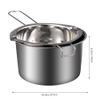 1 Set Double Boiler Pot Safe Nice Chic Fine Cheese Melting Pot Stainless Steel Chocolate Pot Chocolate Melting Pot Melting Pot (600ml) view 3