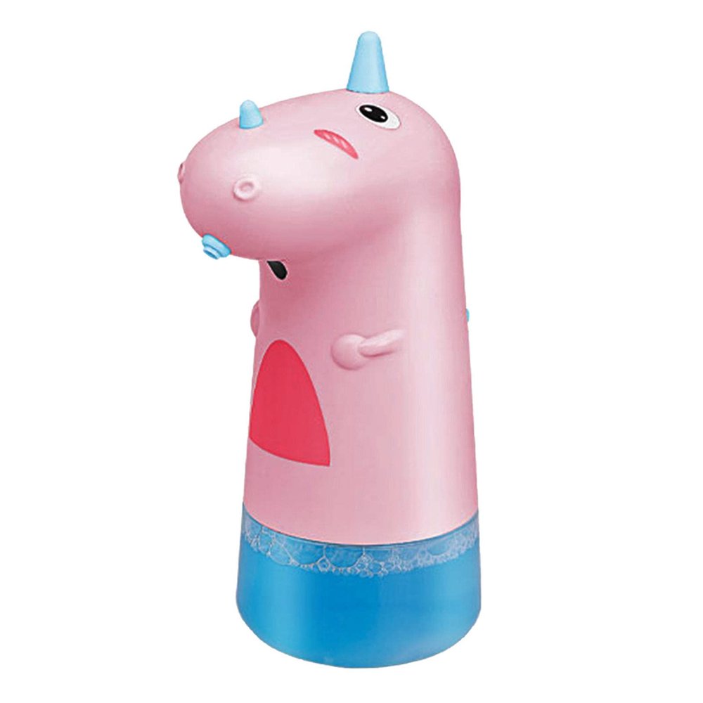 MagiDeal Dispenser Giraffe Cartoon Touchless Battery Operated Automatic Soap Dispenser for Bathroom for Kids, Pink1