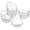 Cabilock 10 Pcs Clear Glass Esthetician Bowls, 3 Inch Facial Mixing Set view 1