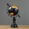 XBAOMING Decorative, Globe with Stand, 360Rotating Living Room Wine Cabinet Office TV Cabinet Desk Decoration,Black view 1