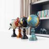 XBAOMING Decorative, Globe with Stand, 360Rotating Living Room Wine Cabinet Office TV Cabinet Desk Decoration,Black view 2