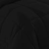 3 PCS Black-Queen Comforter Set 100% Egyptian Cotton 500 GSM All Season Goose Down Alternative Box Stitched Comforter with 2 Pillow Shams Quilted Set view 2