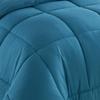 3 PCS Turquoise-Full XL Comforter Set 100% Egyptian Cotton 500 GSM All Season Goose Down Alternative Box Stitched Comforter with 2 Pillow Shams Quilted Set view 2