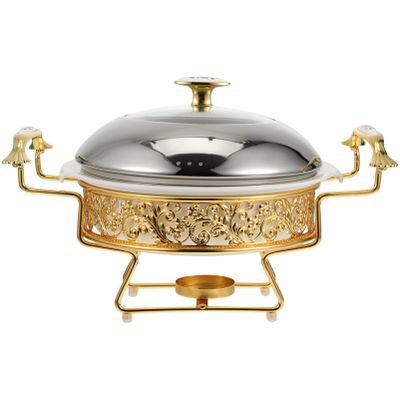 Hemoton 1set Buffet Stove Food Heating Container for Parties Events and Catering Holder for -Term Use for Gatherings and Buffets