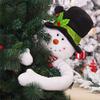 Flybloom Christmas Tree Ornaments Christmas Tree Topper Snowman Santa Hugger Xmas Party Decoration Supplies(Style 2) view 1