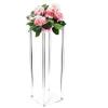 1 Pcs Wedding Flower Vase 100cm Table Top Acrylic Flower Stand Floor Vases Clear Wedding Centerpiece Stand Display Rack Aisle Decoration Pillar for Lawn Hotel Opening Ceremony Banquet Hall Decor (1) view 4