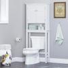 Spirich Over The Toilet Storage Cabinet, Bathroom Shelf Over The Toilet, Over Toilet Bathroom Organizer (White) view 2