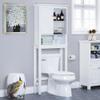 Spirich Over The Toilet Storage Cabinet, Bathroom Shelf Over The Toilet, Over Toilet Bathroom Organizer (White) view 3