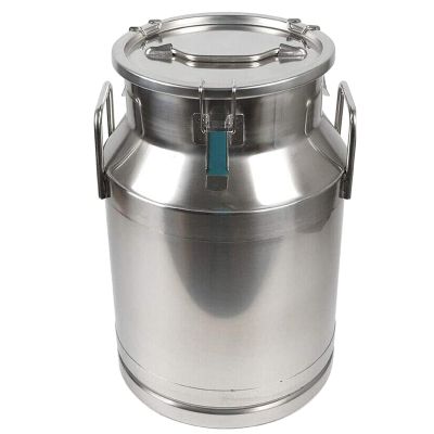 XINTAI Milk Cans - 15L/20L/25L/30L/35L/40L/45L/50L/55L/60L/68L 304 Stainless Steel Milk Transport Barrels Wine Pail Bucket Oil Barrel Tea Canister with Sealed Lid,50L