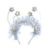 Soochat Happy New Year Headband New Year Headband with Star Boppers and Tinsel - New Years Eve Party Decorations view 1