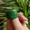 CAOMIAN Natural Xiuyu Jade Ring Finger Ring for Men and Women with Exquisite Quality (Color : 25mm) view 1