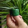 CAOMIAN Natural Xiuyu Jade Ring Finger Ring for Men and Women with Exquisite Quality (Color : 25mm) view 2