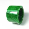 CAOMIAN Sungreen Jadeite Ring Emperor Green Dry Green Iron Dragon Raw Jade Pull Finger Accessories (Size : 19.8mm-20mm) view 4
