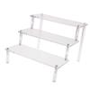 Acrylic Riser Display Stand, 3 Tier Display Shelf, Action Figure Display Stand, Riser Steps Display Stand, Countertop Desktop Tabletop Display Riser for Collection Organizer(L: 11.8inch/30CM) view 1