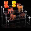 Acrylic Riser Display Stand, 3 Tier Display Shelf, Action Figure Display Stand, Riser Steps Display Stand, Countertop Desktop Tabletop Display Riser for Collection Organizer(L: 11.8inch/30CM) view 3