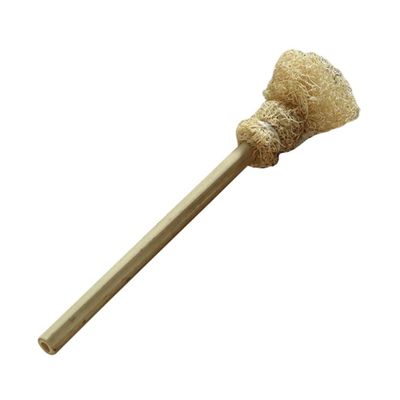 1pc Loofah Sponge Teacup Cleaning Brush Handle Multipurpose Pot and Cup Scrubber for Efficient Household Cleaning
