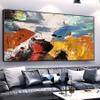 KSALPCH Handmade Painting Beige canvas Art Texture Vertical for Office Suitable for New Year's Day Gift to Customers Marriage Wall Decor view 3