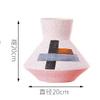 Ceramic Joe Geometry Hand-Painted Ceramic Vase Hand-Made Modern Style Home Dining Room Bedroom Flower Arrangement Art Table Decoration (B-7.8in) view 3