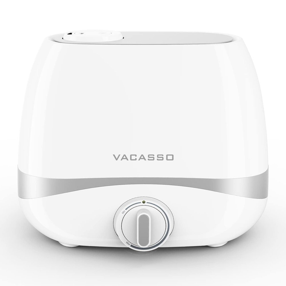 VACASSO Humidifier for Bedroom Large Room Home, 5L Ultrasonic Cool Mist humidifier for Baby Kids Plants, Air Humidifier with Adjustable Mist Output Lasts Up to 50 Hours with Whisper-Quiet Operation