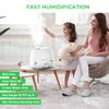 VACASSO Humidifier for Bedroom Large Room Home, 5L Ultrasonic Cool Mist humidifier for Baby Kids Plants, Air Humidifier with Adjustable Mist Output Lasts Up to 50 Hours with Whisper-Quiet Operation view 2