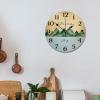 godblessign Dream Big Mountains Wall Clock Unique Nursery Decor Lake House view 3