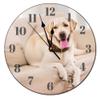 godblessign Labrador Retriever Wall Clock Yellow Lab Dog Wooden Wall Clock view 1