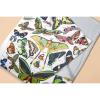 ARTBLANKET Vintage French Butterfly Moth Throw Blanket Fannel Fleece Super Soft Funny Blanket Travel Throw Blanket for Bed Couch Sofa 120x90 in for Family view 4