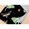ARTBLANKET Luna Moth Throw Blanket Fannel Fleece Super Soft Funny Blanket Travel Throw Blanket for Bed Couch Sofa 120x90 in for Family view 4