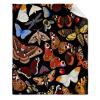 ARTBLANKET Butterflies and Moth Specimens Throw Blanket Fannel Fleece Super Soft Funny Blanket Travel Throw Blanket for Bed Couch Sofa 120x90 in for Family view 1