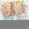 Fine Art Canvas Farmhouse Hydrandeas in Mason Jars Spice -Gather Canvas Wall Decor by Artist Cynthia Coulter for Living Room, Bedroom, Bathroom, Kitchen, Office, Bar, Dining & Guest Room - Ready to Hang - 20 in x 15 in view 1