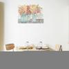 Fine Art Canvas Farmhouse Hydrandeas in Mason Jars Spice -Gather Canvas Wall Decor by Artist Cynthia Coulter for Living Room, Bedroom, Bathroom, Kitchen, Office, Bar, Dining & Guest Room - Ready to Hang - 20 in x 15 in view 2