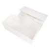 O'CREME White Rectangular Cake Box 16 Inch x 6 Inch x 5 Inch High with Scalloped Window - Pack of 5 view 3