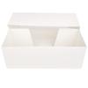 O'CREME White Rectangular Cake Box 16 Inch x 6 Inch x 5 Inch High with Scalloped Window - Pack of 5 view 4