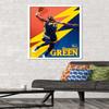 Trends International NBA Golden State Warriors - Draymond Green 21 Wall Poster, 22.375" x 34", White Framed Version view 2