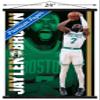 Trends International NBA Boston Celtics - Jaylen Brown 21 Wall Poster, 22.375" x 34", Premium Print and Black Hanger Bundle view 3