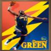 Trends International NBA Golden State Warriors - Draymond Green 21 Wall Poster, 22.375" x 34", Bronze Framed Version view 1
